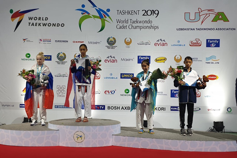Воспитанница тольяттинской спортивной школы - серебряный призёр первенства мира по тхэквондо